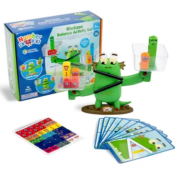Hračka Learning Resources® Chytrá žába Numberblocks® Blockzee (Balanční set aktivit)