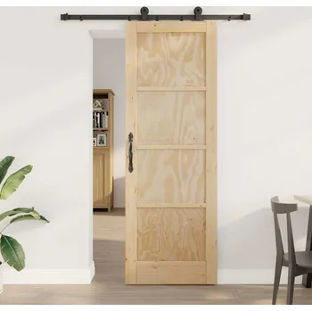 vidaXL Posuvné dveře ORKDAL Hnědá 73,5 x 211 cm Masivní borové dřevo [3333440]