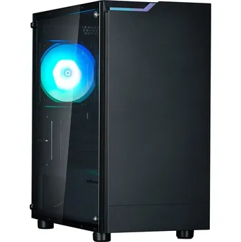 PC skříň ZALMAN T4 Plus černá Skříň, Mini tower, bez zdroje, mATX, 1× 120mm ARGB ventilátor, 2× USB 3.0, 1× USB 2.0, průhledná bočnice, černá T4 Plus Black