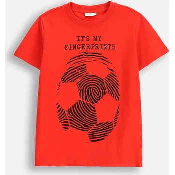 Dívčí tričko Dětské bavlněné tričko Coccodrillo WC5143202VBA červená 33X, vel. 116