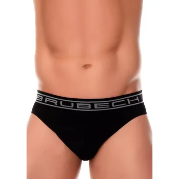 Slipy Pánské slipy BE00290M BRUBECK Barva/Velikost: černá / L/XL