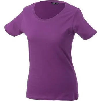 Dámské tričko Daiber Dámské tričko Basic-T JN901 Barva: Purpurová, Velikost: XXL