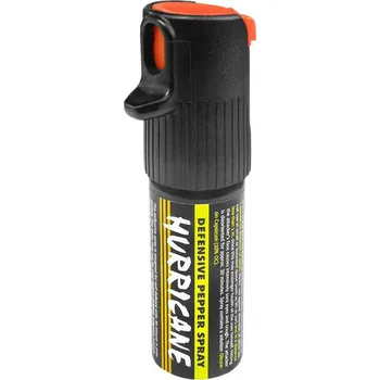 Obranný sprej Obranný pepřový sprej HURICANE 15ml černý