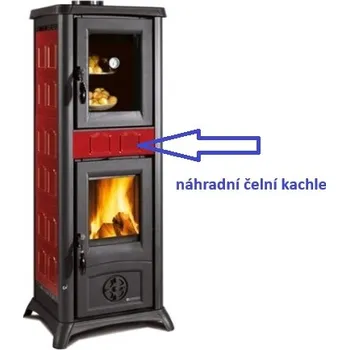La Nordica - náhradní čelní kachle pro GEMMA FORNO - bordo