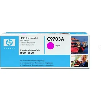 Originální toner HP C9703A (121A) purpurový - MODRÁ KRABICE