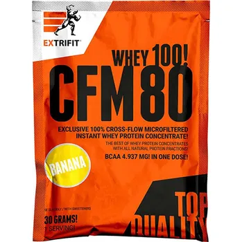 Protein VÝPRODEJ Extrifit CFM Instant Whey 80 30 g Příchuť: jahoda-banán