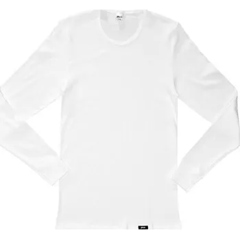Dámské tričko Pleas Pánské tričko s dlouhým rukávem ESSENTIAL bílá S (085217-100-048)