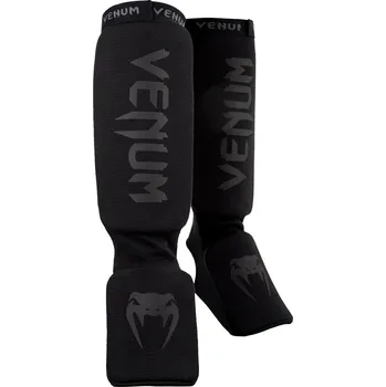 Chránič holeně pro bojový sport Chrániče holení a nártů Venum Kontact - Black/Black Velikost: M