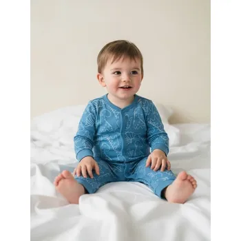 Kojenecký overall Sinsay - Bavlněný kojenecký overal - modrá - 644EM-55X - 644EM-55X-86