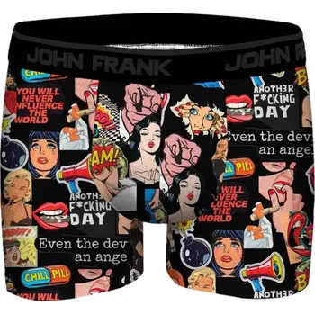 Boxerky Pánské boxerky John Frank JFBD370 pop art velikost L