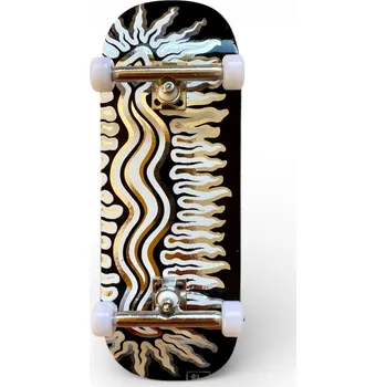 fingerboard Custom Pro - X Papa Power Silver Snake 34 mm Boxy - Fingerboard
