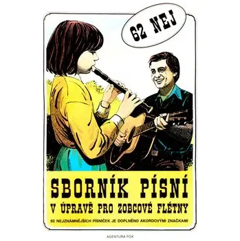 MUSIC CHEB SBORNÍK písní v úpravě pro zobcové flétny - 62 NEJ