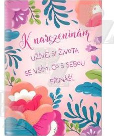 Blahopřání s textem K narozeninám Život Hrací, Albi
