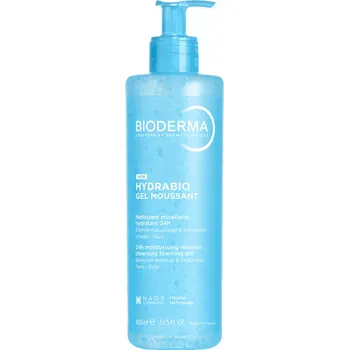 Šampon Bioderma - Hydrabio Gel Moussant - Hydratační a čistící gel na obličej - 400 ml