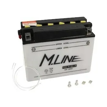 Motobaterie BATERIE 20AH 12V 280A MOTO +ELEK/Pravý+