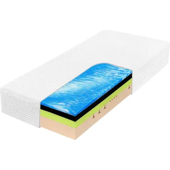Matrace Luxusní matrace s vrstvou gelové pěny Curem H6 Gelfeel 25, 140x200 cm