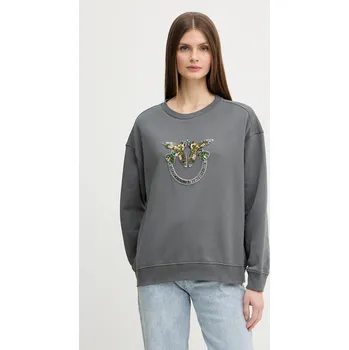 Dámské oblečení Bavlněná mikina Pinko 100534.A33G šedá 90Y, vel. S