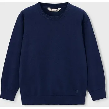 Dívčí svetr Dětský bavlněný svetr Mayoral 311.5B.Mini.PPY2 námořnická modř 59X, vel. 104