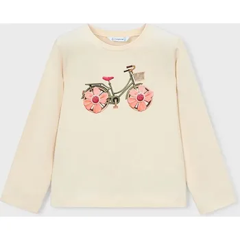 Dětské tričko s dlouhým rukávem Mayoral 3019.6G.Mini.PPY2 béžová 02X, vel. 92