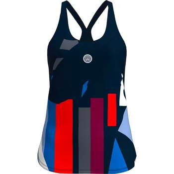 Dámské tílko BIDI BADU New York 2024 Tank Dark Blue/Red