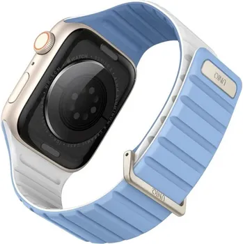 Řemínek na hodinky UNIQ Revix Evo oboustranný řemínek Apple Watch 41/40/38mm (světle modrý/bílý)