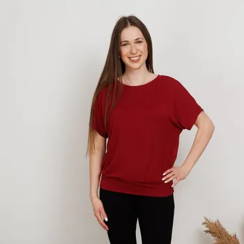 Top Dew Carmine Velikost: S