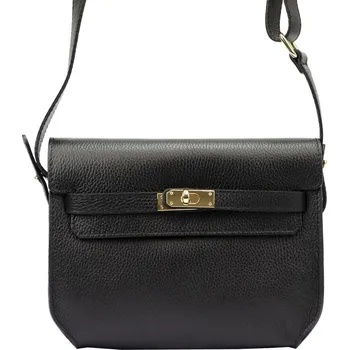 Kožená kabelka Luka černá KZ2249486