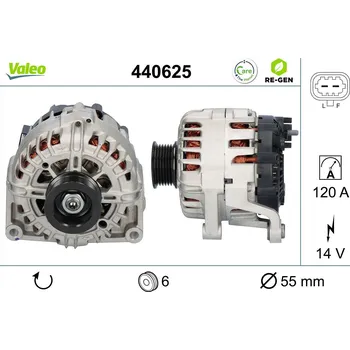 Alternátor Generátor VALEO 440625