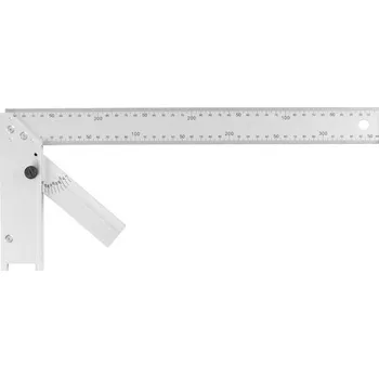 Úhloměr Strend Pro 2160675 Úhelník DY-5030 - 400 mm, Alu, s úhelníkem