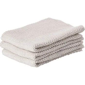 Utěrka Sada kuchyňských utěrek 3 ks, teple šedá - Zone Denmark