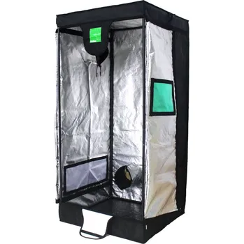 Pěstební box BudBox Large (100x100x200 cm) stříbrný