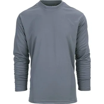 Pánská móda 101INC triko funkční QUICK DRY dlouhý rukáv WOLF GREY vel.M