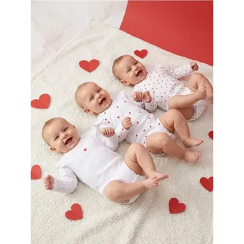 Dívčí spodní prádlo Sinsay - Bavlněné body 3 pack - bílá - 539GK-00X - 539GK-00X-98