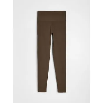 Dámské legíny Sinsay - Žebrované legíny - hnědá - 705HA-88X - 705HA-88X-XL