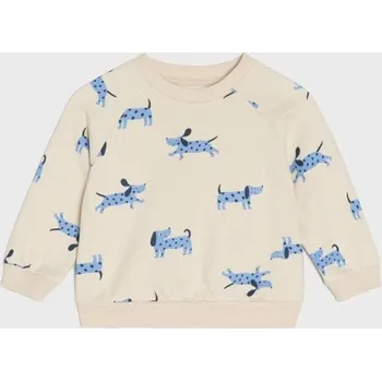 Chlapecká mikina Sinsay - Mikina s kulatým výstřihem - béžová - 028FX-02X - 028FX-02X-98