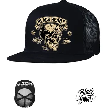 Kšiltovka Kšiltovka BLACK HEART DEVIL SKULL Doplňky-velikost: Onesize