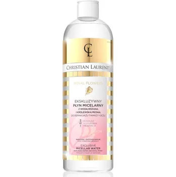 Přípravek na čištění pleti a oči Christian Laurent Royal Flowers čisticí a odličovací micelární voda 3 v 1 500 ml