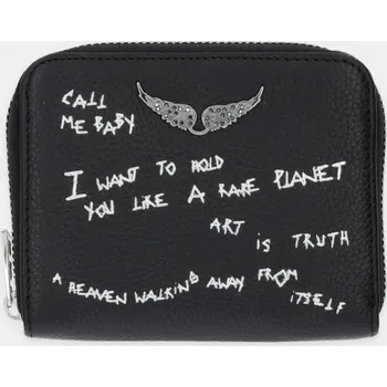 Peněženka Kožená peněženka ZADIG&VOLTAIRE LWSG03735 černá 99X, vel. ONE SIZE