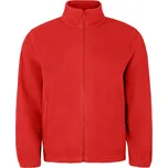 Fleecová unisex mikina Blatana - červená: L