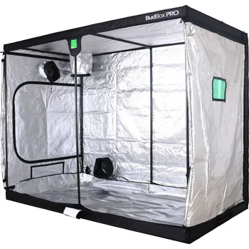Pěstební box BudBox PRO XXL+ HL 150x300x220cm - stříbrný