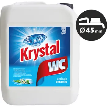 WC čistič KRYSTAL WC kyselý na keramiku: 5 l