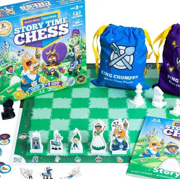Desková hra Story Time Chess (EN) – Šachové dobrodružství pro děti