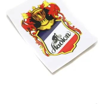 Blatník karosérie Nálepka - Erb na zadní blatník Stadion S11 - (červená/žlutá)