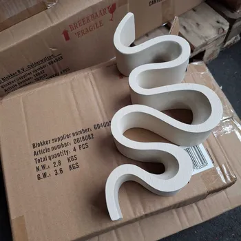 Talíř blokker Svícen Wave – 29×6x14cm – krémový 0018082