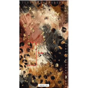 Teplákovina, Zlatoměděný leopardík (E) 0,68m/ks (Luxusní vzory z Turecka)