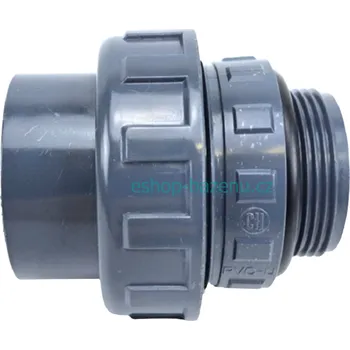 Fitinka VÁGNER POOL PVC tvarovka - Šroubení 50 x 1 1/2“ (vnější rozměr) , s o-kroužkem vp-0247605017