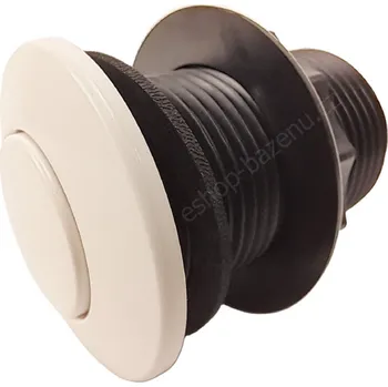 Bazénový protiproud VÁGNER POOL Pneumatické tlačítko BÍLÉ (nevystouplé) vp-520605