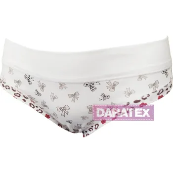 Kalhotky LOVELYGIRL dámské kalhotky D6833 Bianco/Fiocco