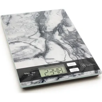 Kuchyňská váha Kuchyňská váha – bílý mramor