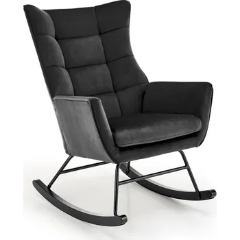Křeslo Houpací křeslo BAZALTO černé skladem